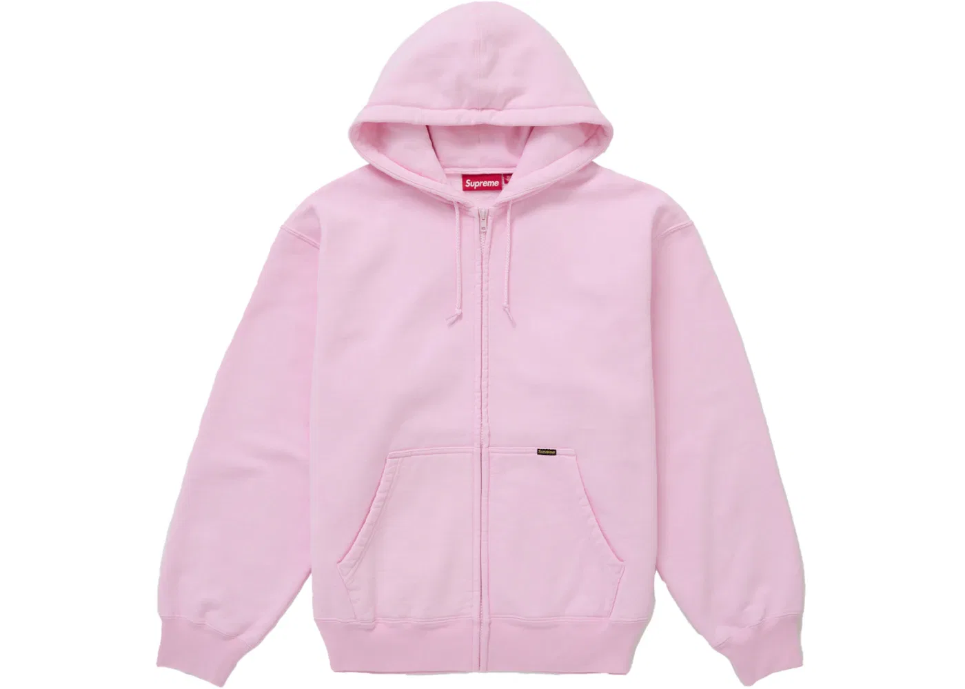 Мужская худи на молнии Work Zip Up Hooded Sweatshirt Supreme, Pink