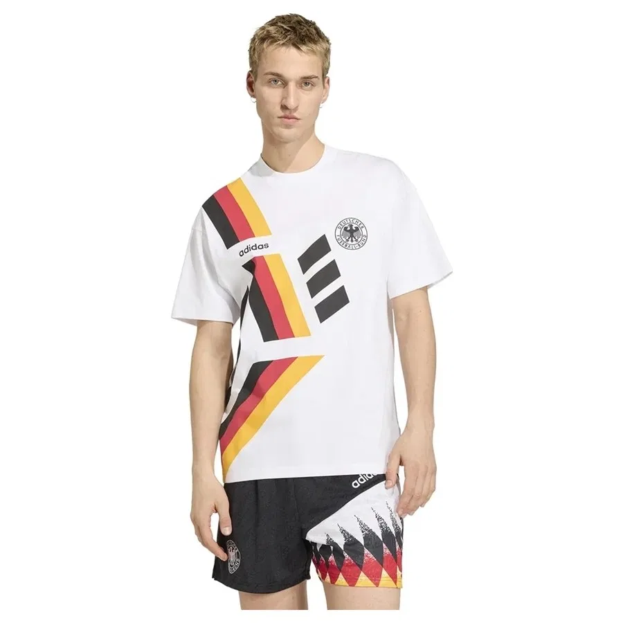 Футболка с длинным рукавом DFB TEE 94 adidas, Белый — фото 2