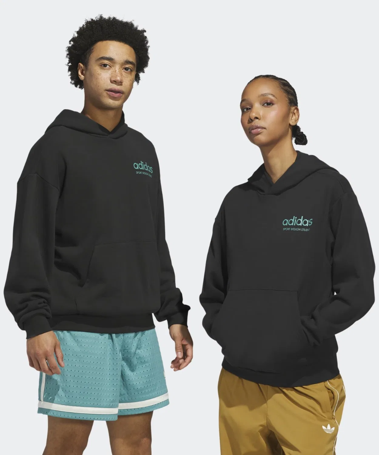 Мужское худи с длинным рукавомOnly The Best For The Athlete Adidas, Black
