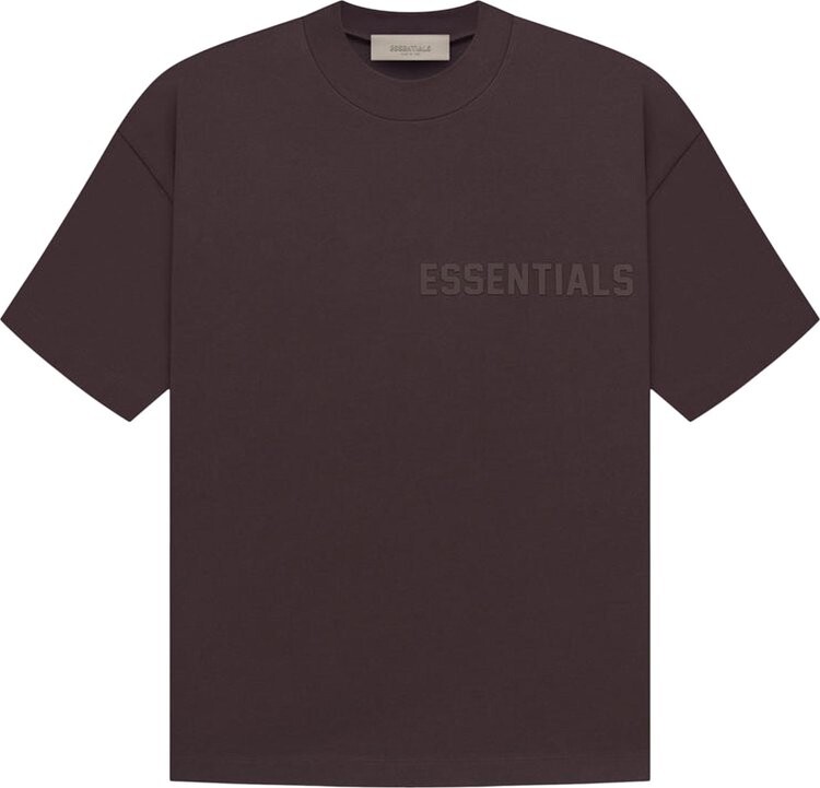 

Футболка Fear of God Essentials Short-Sleeve Tee 'Plum', коричневый