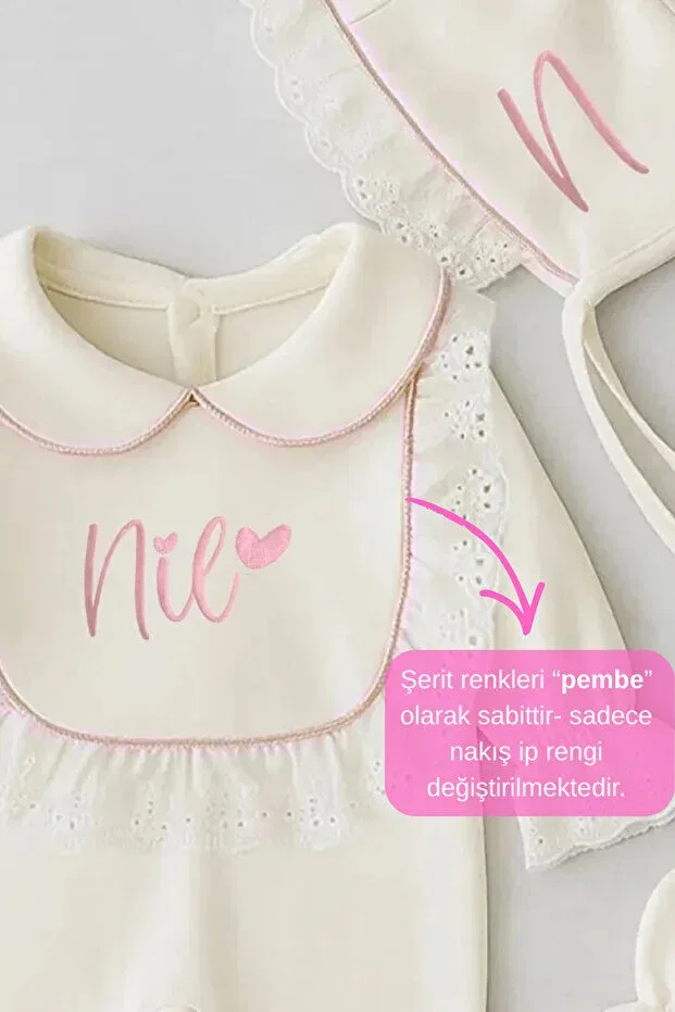 Детский комбинезон для новорожденных с принтом Minytrendy, Pink — фото 2