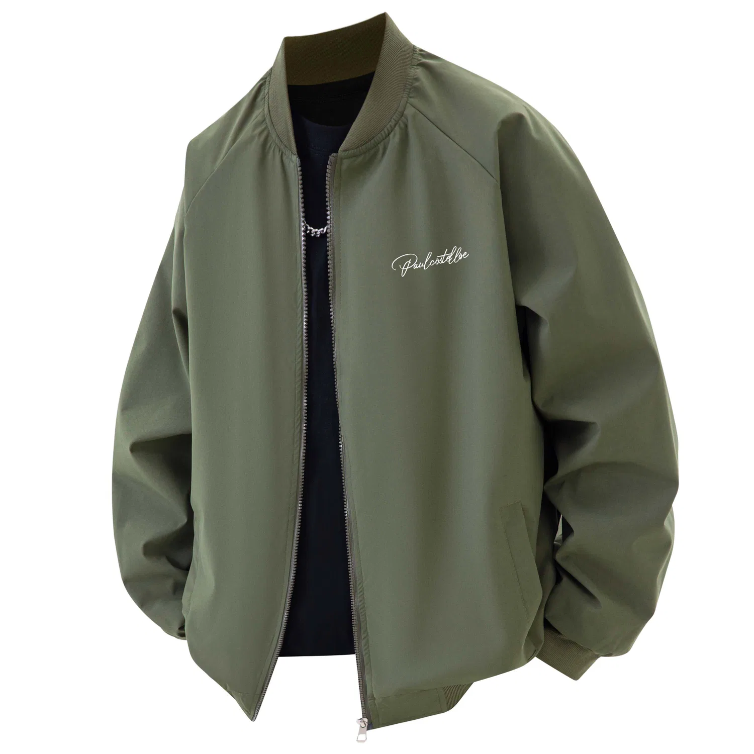 Детская куртка с высоким воротом Army Green Paul Costelloe