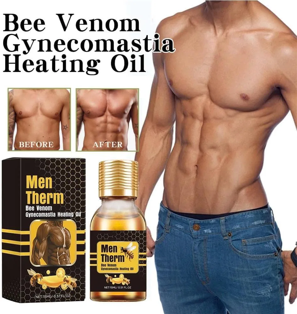 Масло для груди Gfouk Mentherm Bee Venom Oil, 3 шт., 15ml, Sovtay — фото 2