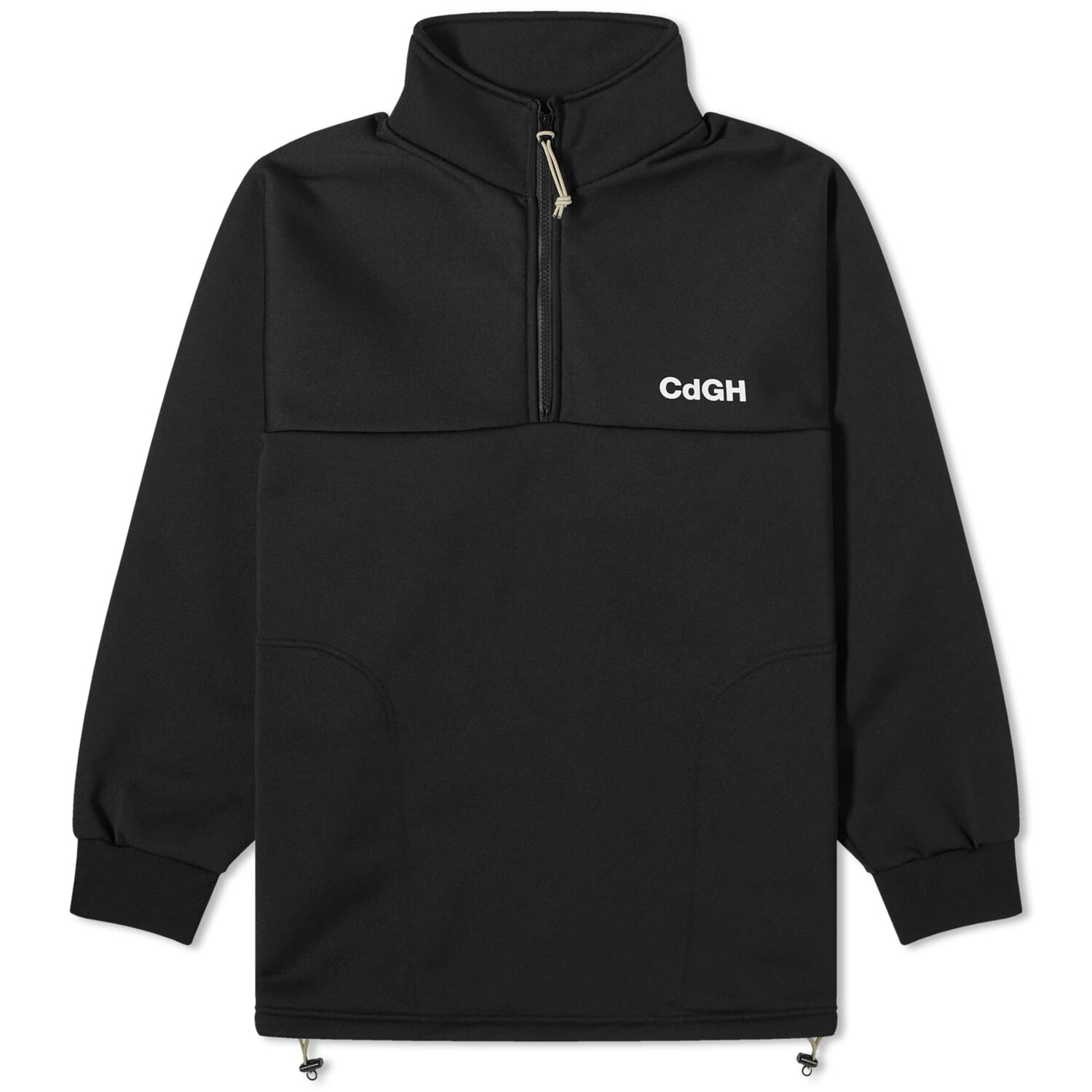 

Толстовка Comme Des Garcons Homme Cdgh Half Zip, черный