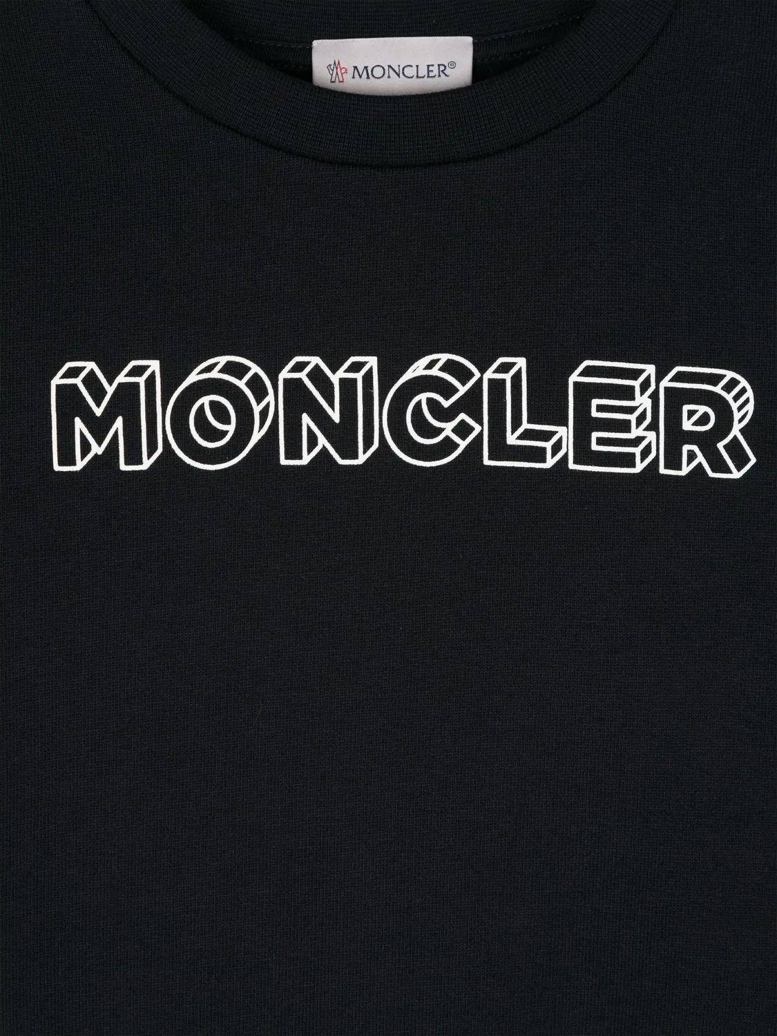 Толстовка с логотипом Moncler, темно-синий — фото 3