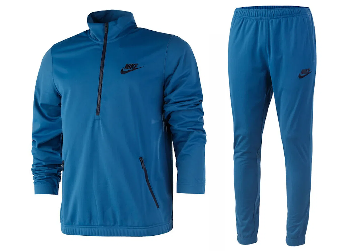 Мужской спортивный костюм с логотипом Nike Sportswear Essentials, синий — фото 2