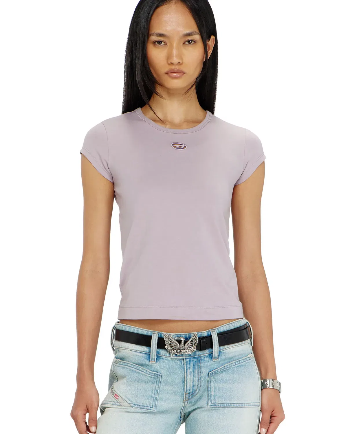 Женская футболка с длинным рукавом Oval D Diesel, Morado