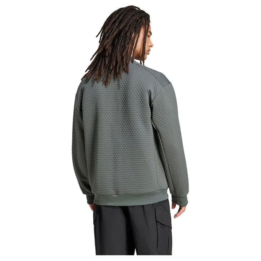Свитшот с молнией XPL Sweat Jkt adidas, Черный — фото 2