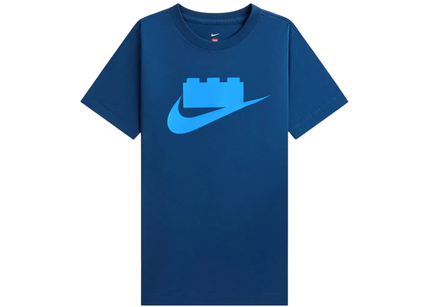 Детская футболка с длинным рукавом Nike x LEGO Big Kids Logo T-shirt Nike, Brave Blue