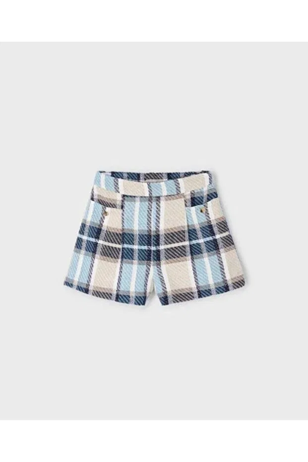 Детские шорты для девочек твидовые Mayoral, Navy Blue