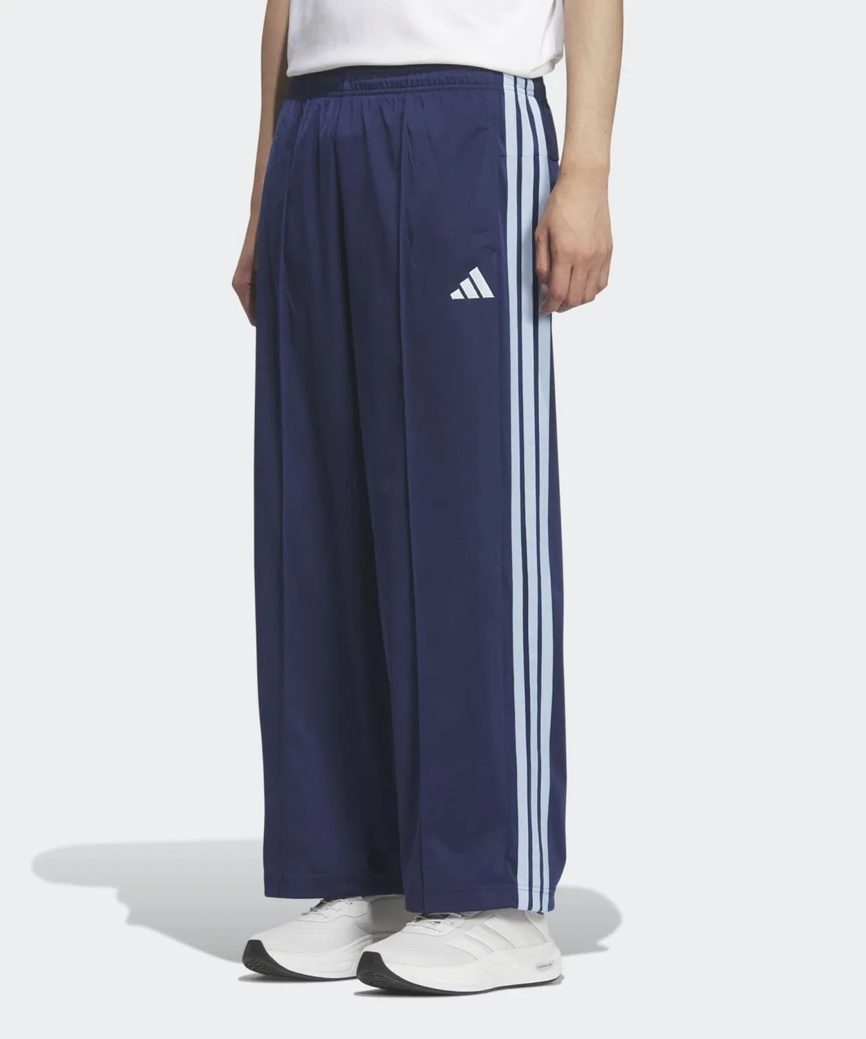 Мужские спортивные штаны свободного кроя с регулируемыми манжетами Stadium Tricot Straight Leg Adidas, Blue