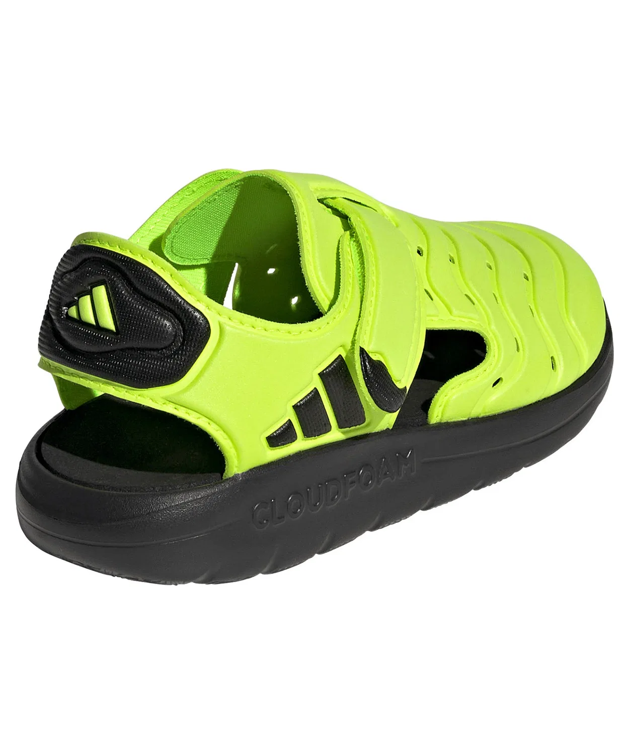 Детские сандалии спортивные с ремешком на липучке, модель WATER SANDAL 2 C, Adidas, Pink — фото 4