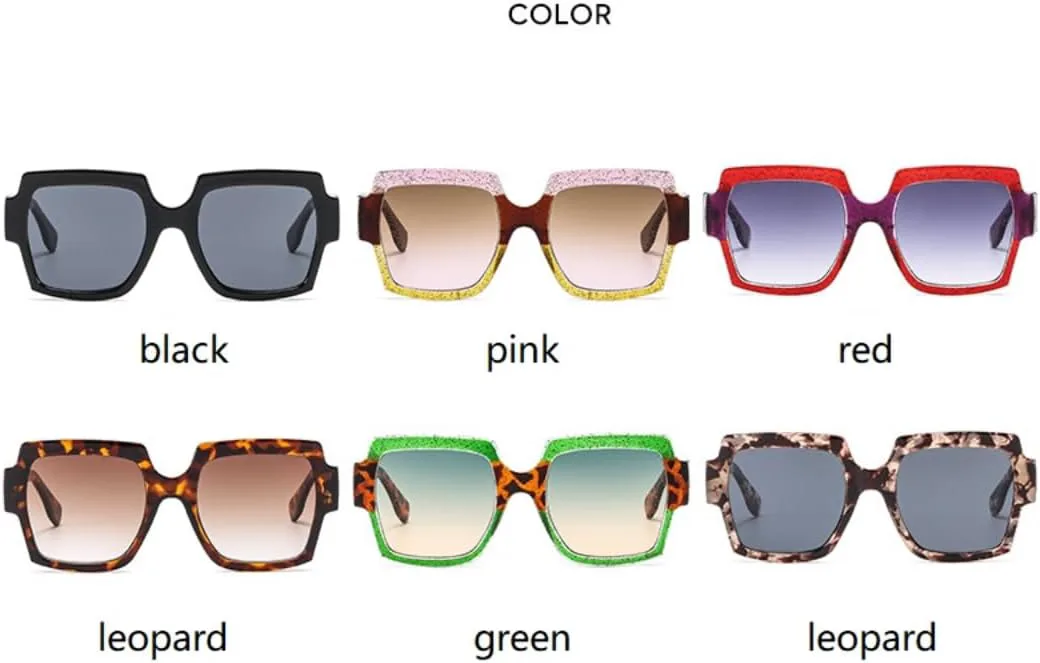 

Солнцезащитные очки для мужчин и женщин - защита UV400 - большая оправа с градиентными линзами для занятий спортом на открытом воздухе и вождения DSVIGF, Pink