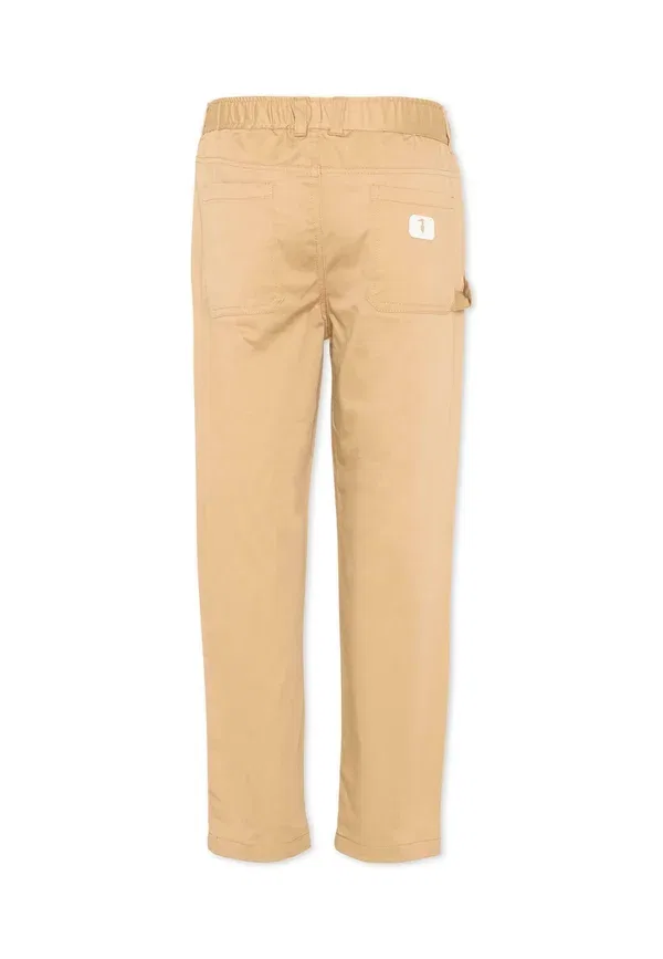 Брюки хлопковые Tru Trussardi Junior beige, бежевый — фото 2