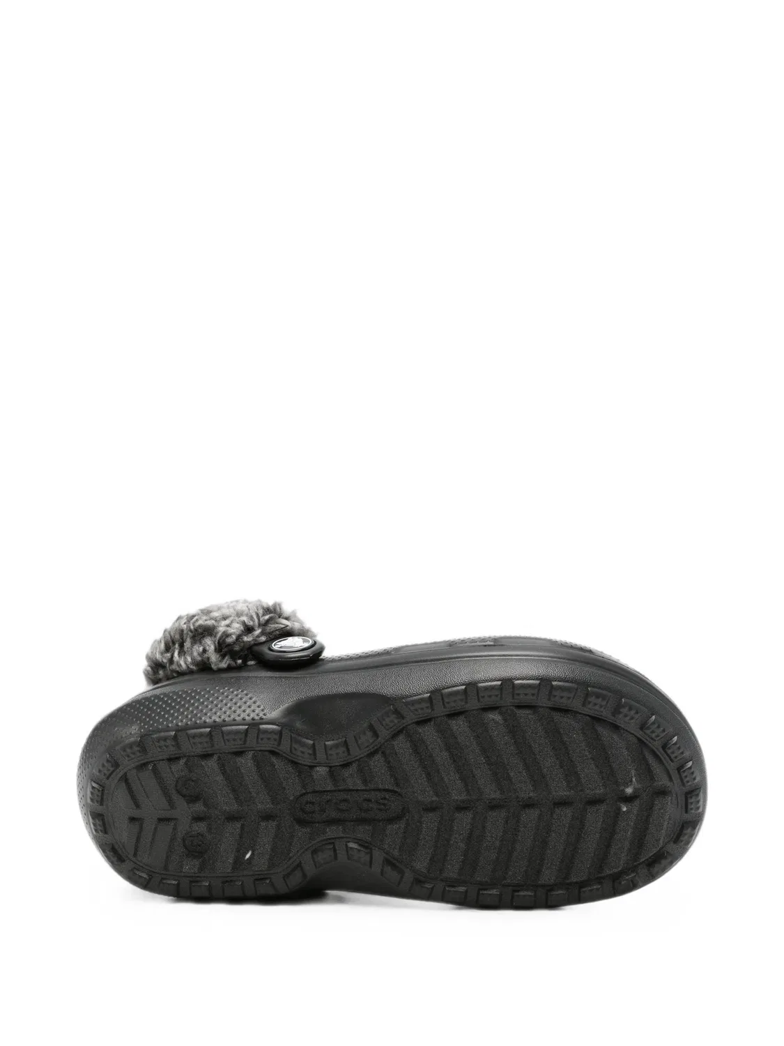 Клоги с шерстяной подкладкой Crocs, черный — фото 2