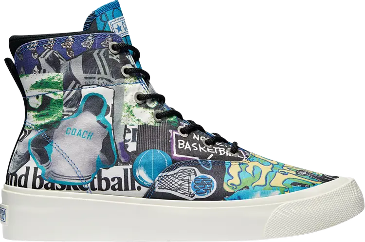 

Кроссовки Converse Skid Grip High Beat the World, разноцветный, Серый, Кроссовки Converse Skid Grip High Beat the World, разноцветный