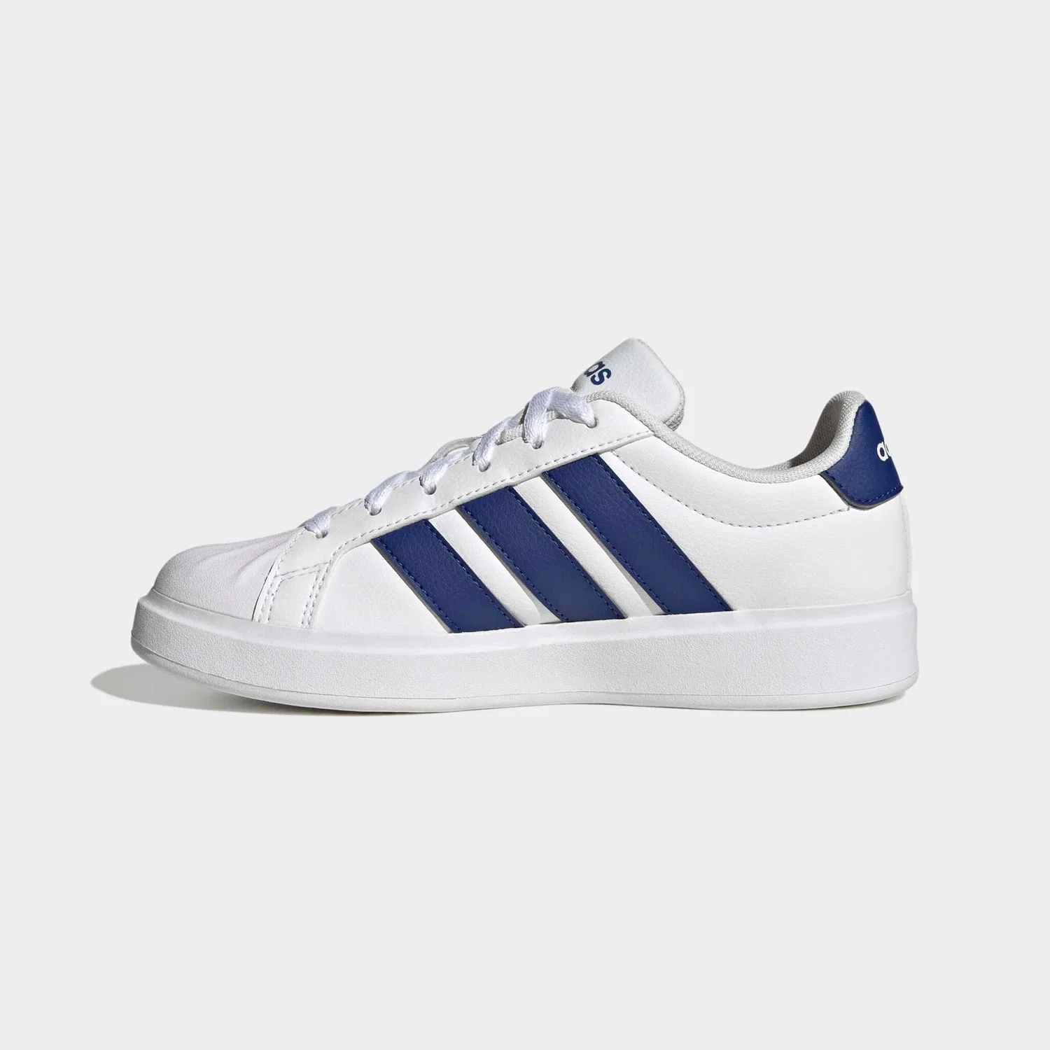 Детские кроссовки с мыском из резины Adidas Superstar, Cloud White/Mystery Ink — фото 3