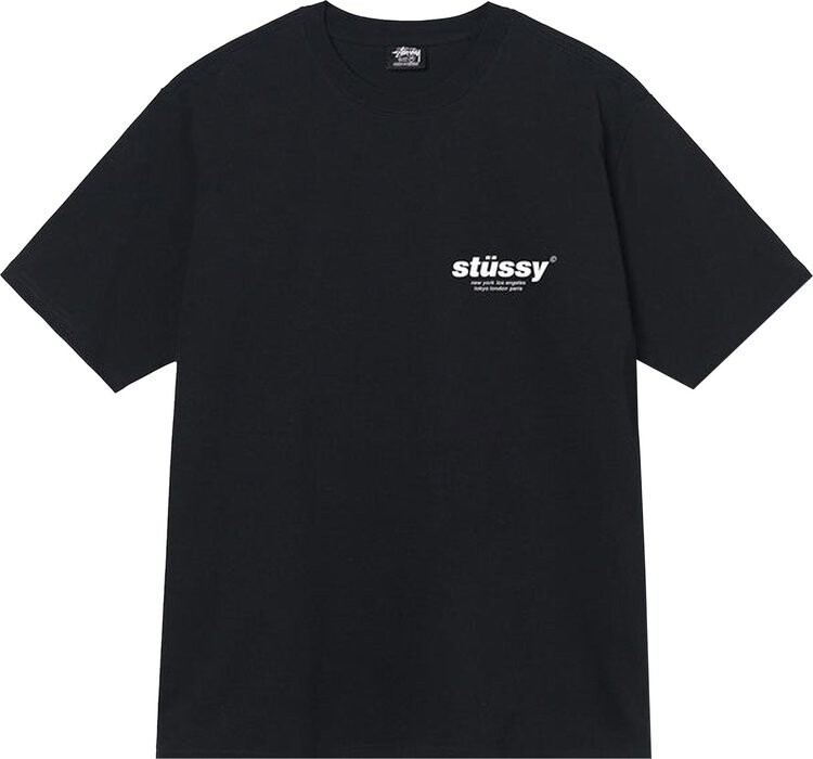 

Футболка Stussy Gumball Tee 'Black', черный