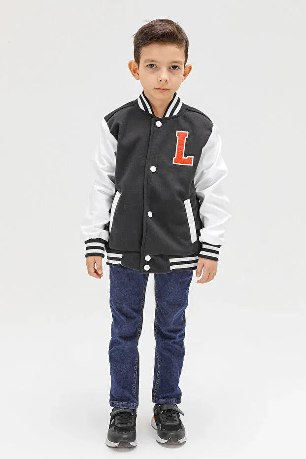 Детское пальто для мальчиков с длинным рукавом Benitto Kids, Navy Blue