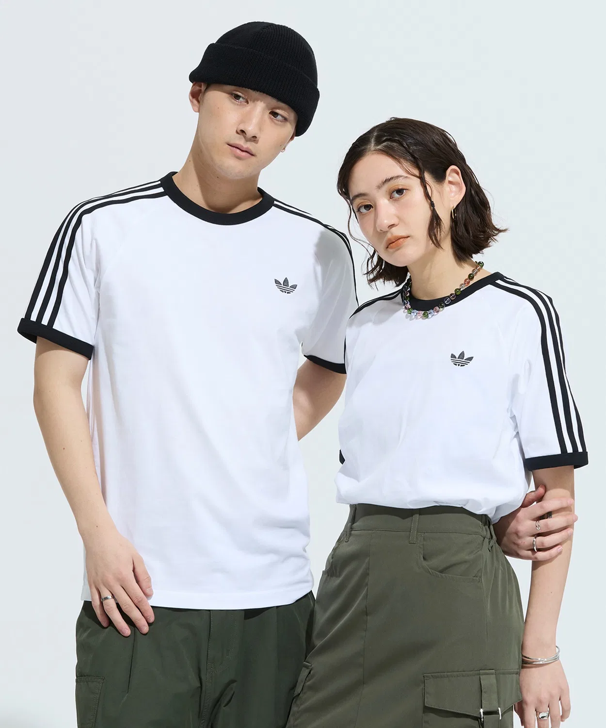 Мужская футболка с длинным рукавомAdidas Originals, Белый — фото 3