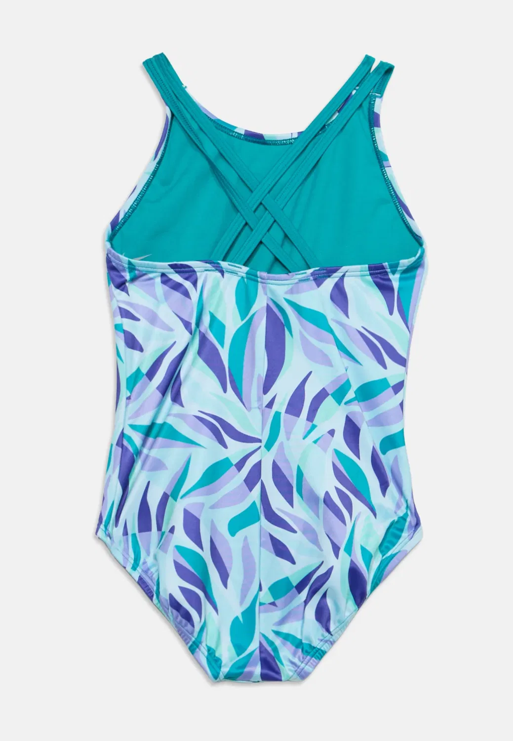 Купальник Bayleaf spiderback цельный, унисекс Nike Swim, Energy — фото 2