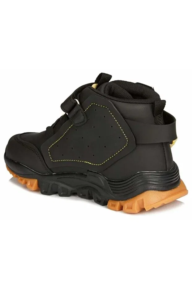 Детские ботинки для девочек ортопедические Omega Vicco, Black-Yellow — фото 4