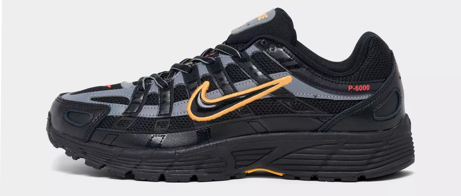 

Кроссовки Big Kids' Nike P-6000 Casual, черный/синий