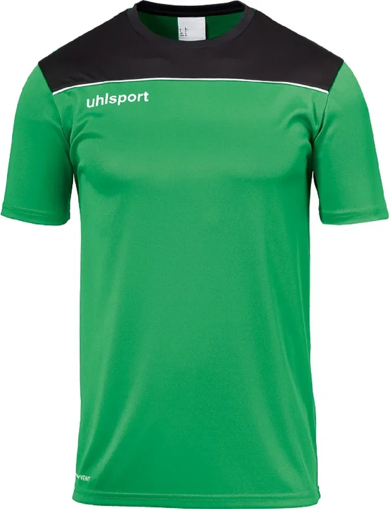 Футболка спортивная с принтом Offense 23 Poly Uhlsport, зеленый