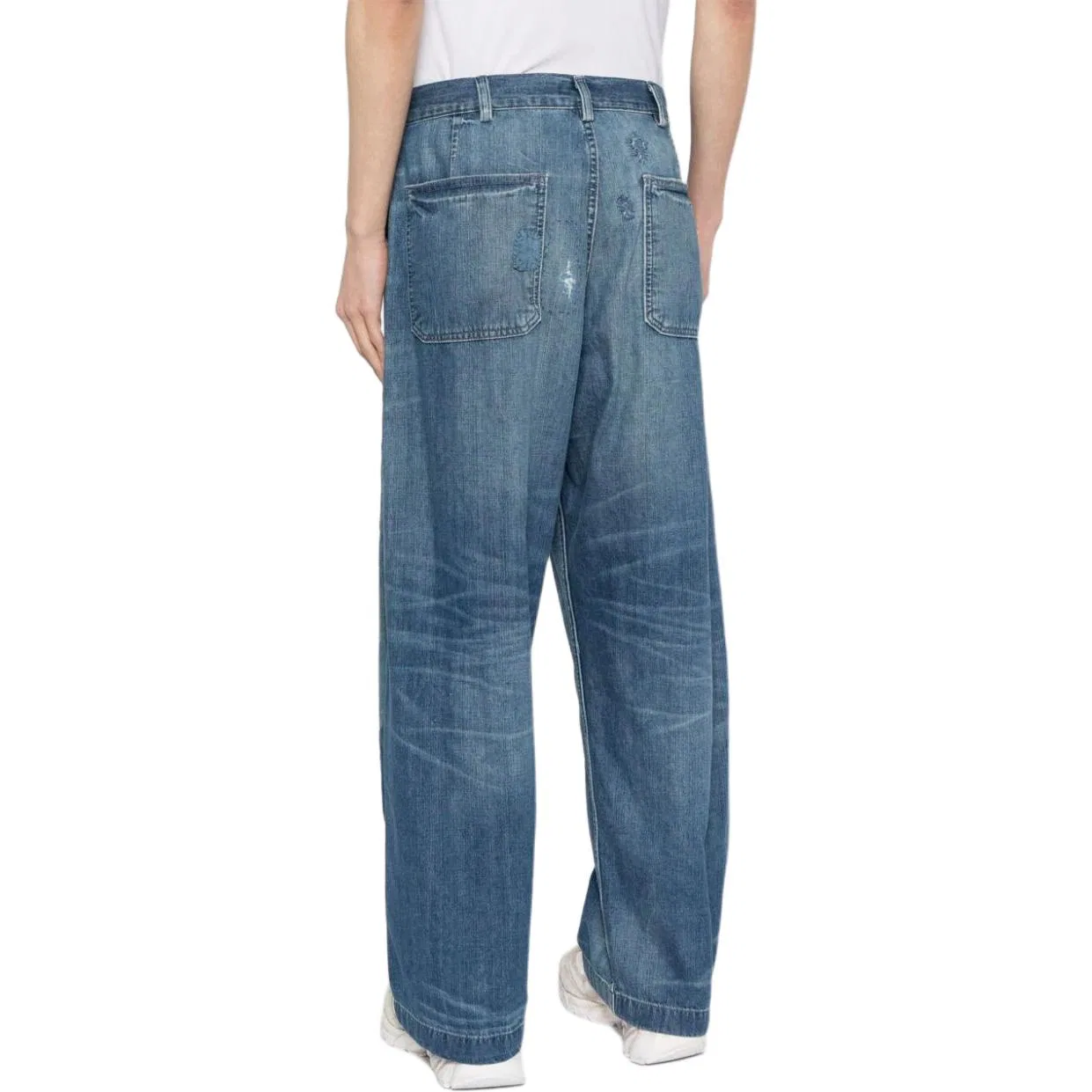Мужские джинсы свободного кроя с потертостями Polo Ralph Lauren, Blue — фото 4