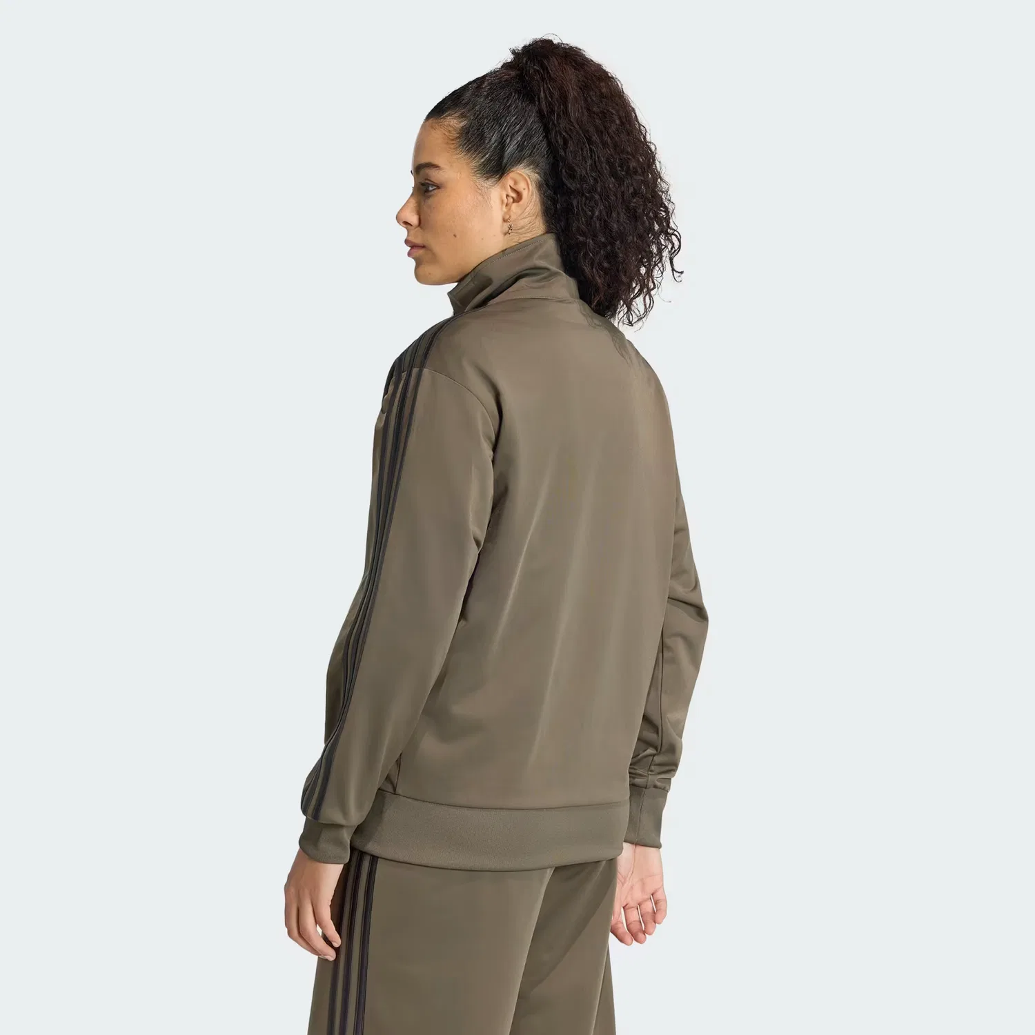 Женская олимпийка свободного кроя Firebird Track Top Loose Adidas Originals, Branch/Utility Black — фото 3