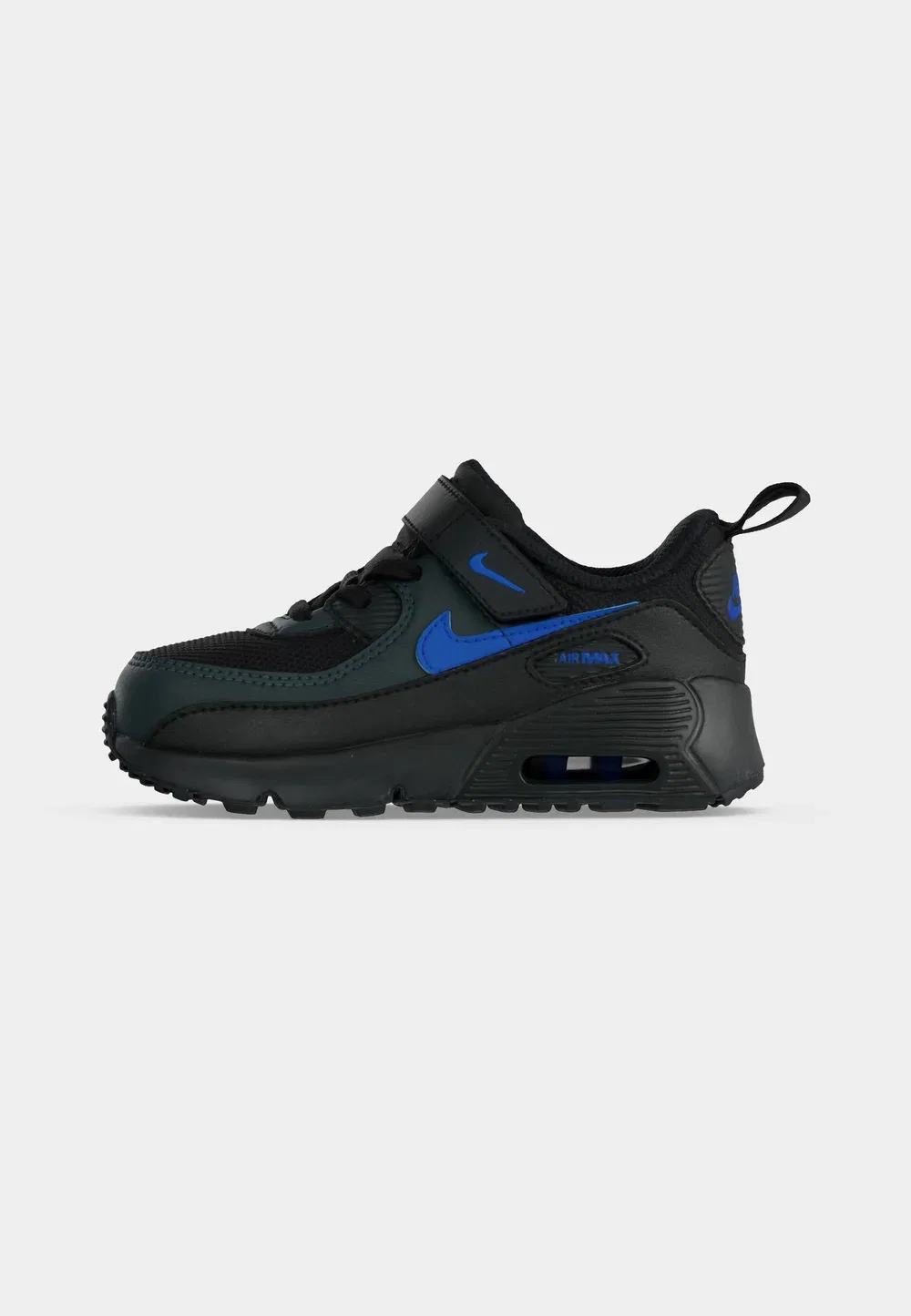 Кроссовки Air Max 90 унисекс Nike Sportswear, Black/Racer Blue/Dark Smoke Grey — фото 2