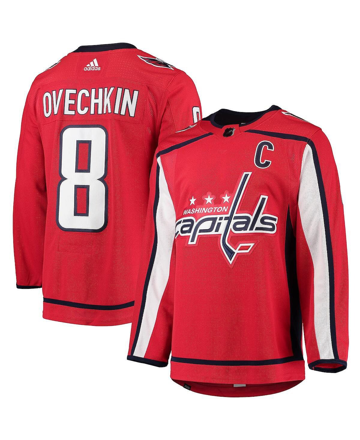 

Мужская футболка Adidas Alexander Ovechkin Washington Capitals Home Size 56/60, красный