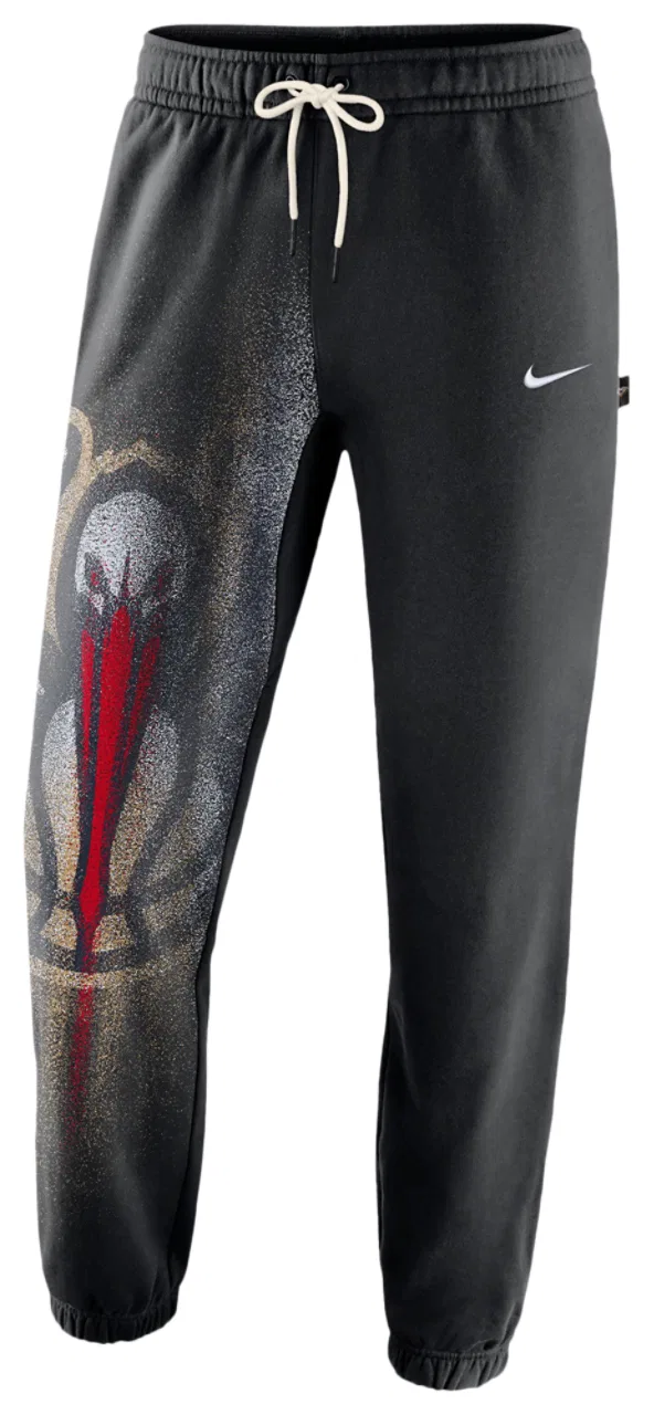 Мужские спортивные брюки с технологией Therma-FIT Pelicans Basketball Icon Nike, черно-белый