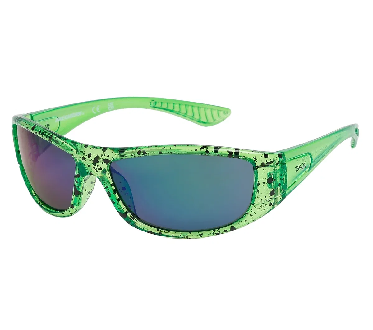 Детский товар Wrap Sunglasses Skechers, зелёный/черный