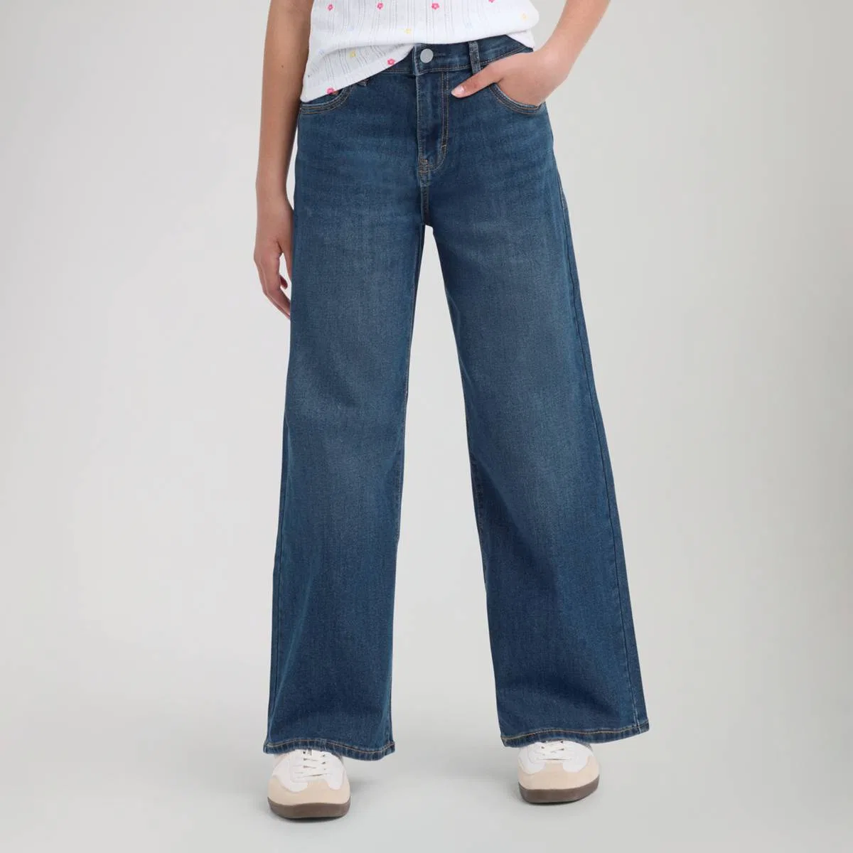 Свободные джинсы с высокой посадкой для девочек 7-16 лет Levi's, Pacific Highway - Dark Wash — фото 2