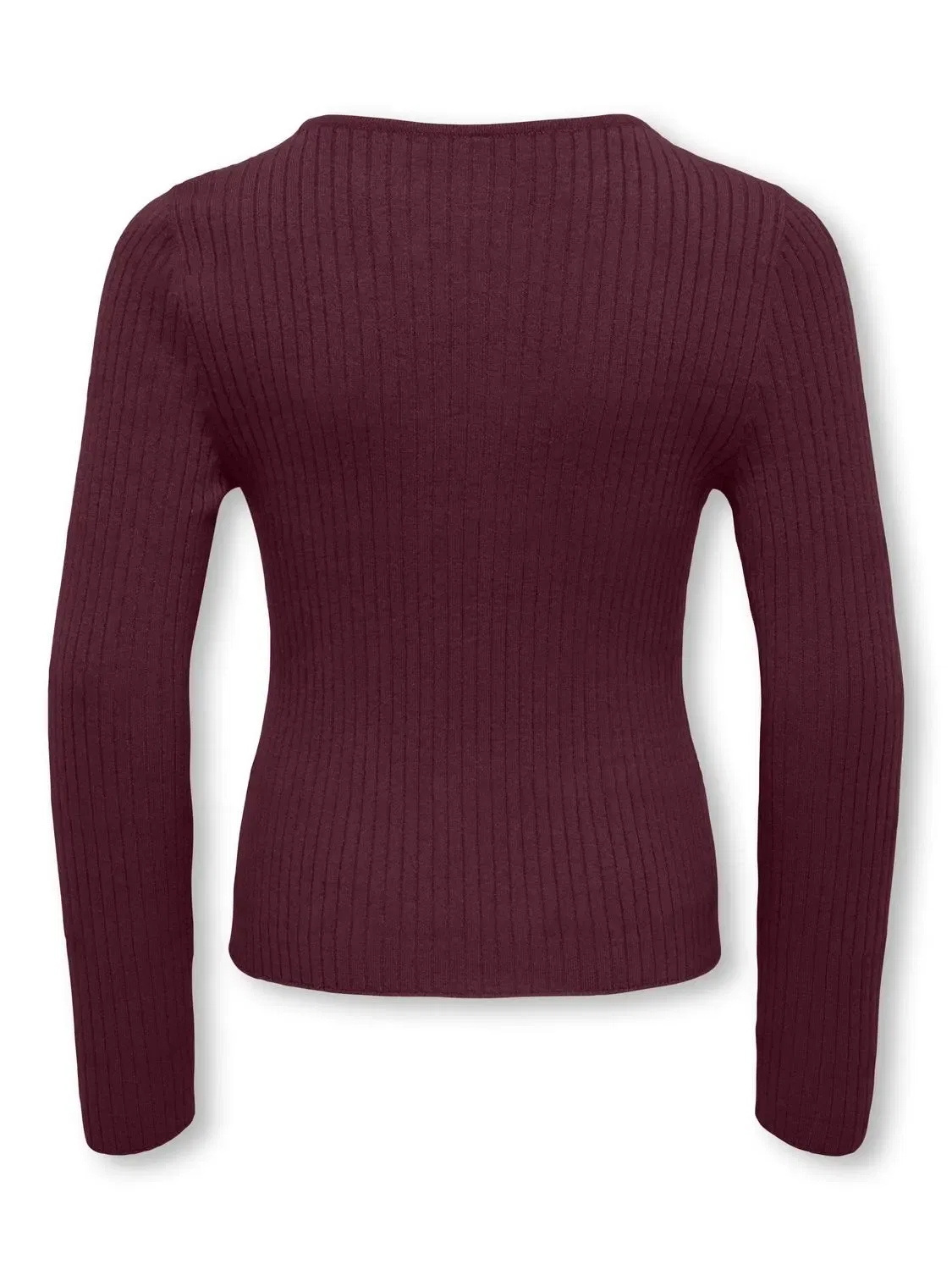 Пуловер с длинным рукавом KOGIBI LS RIB BOATNECK CP KNT Kids Only, винный — фото 2