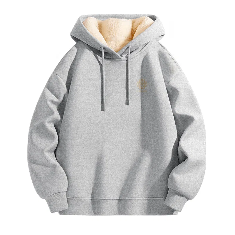 Детское худи из флиса с капюшоном Tonlion, Heather Grey