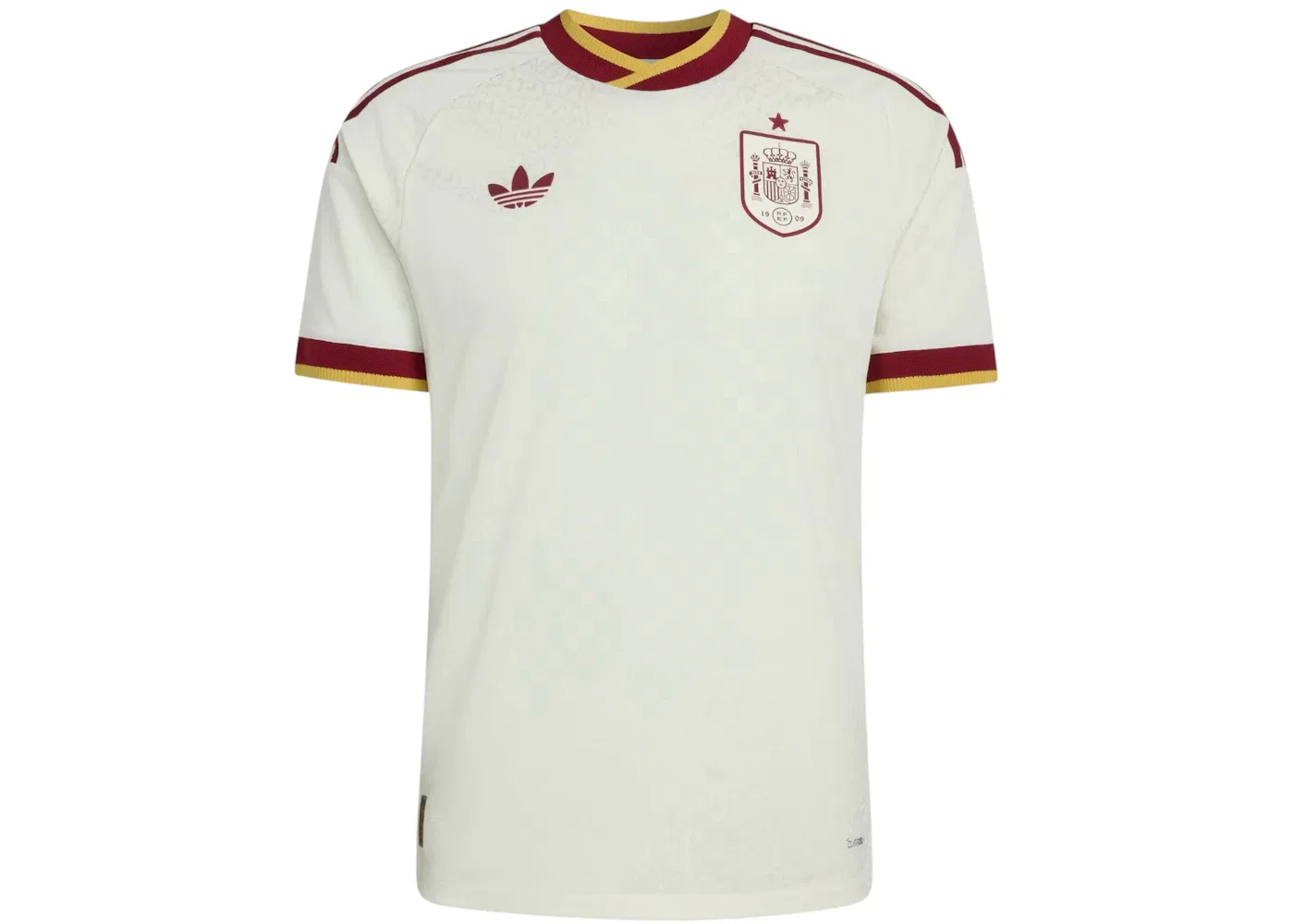 Мужская футбольная джерси с длинным рукавом Jersey Adidas, Off White