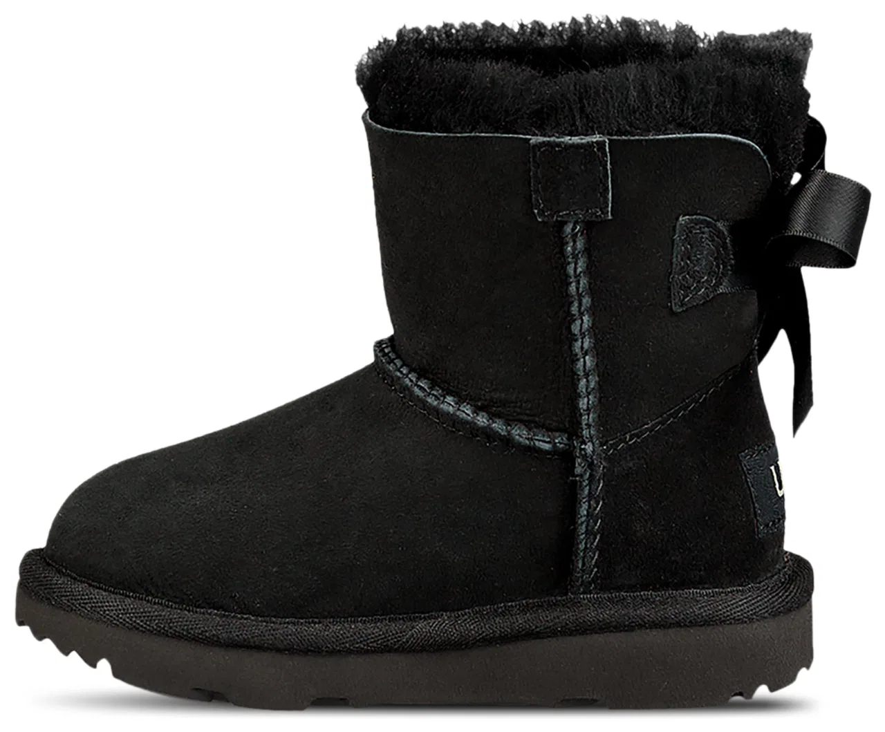 Ботинки детские UGG Mini Bailey Bow, черный — фото 2