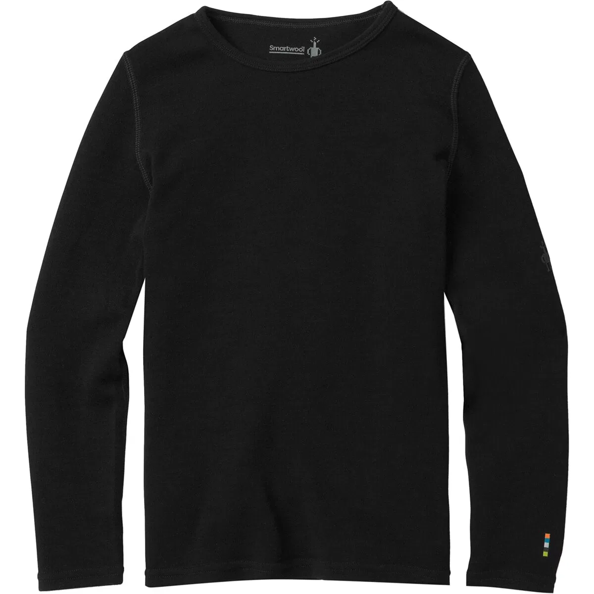 Детское термобелье с длинным рукавом Merino 250 Baselayer Crew Top Smartwool, черный
