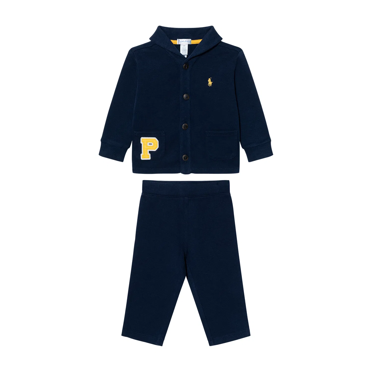 Детский комплект из двух предметов Polo Ralph Lauren, Dark Blue — фото 3