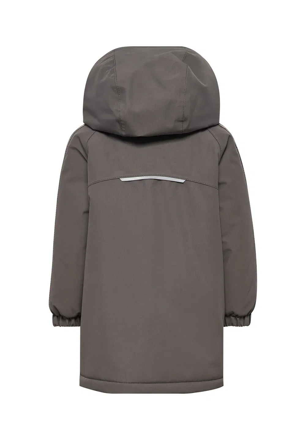 Куртка Hmlmini с шевронами WP 10K унисекс - зимнее пальто Hummel, Dark Gull Gray — фото 2