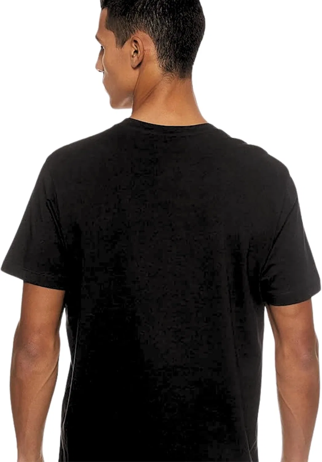 Мужская футболка с V-образным вырезом U.S. Polo Assn., Black/Black/Black — фото 2