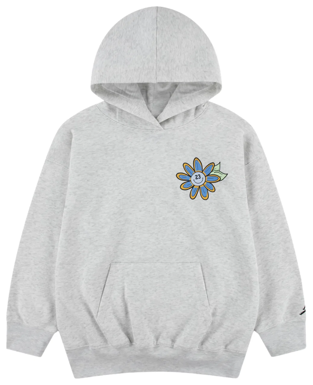 Толстовка для девочек Floral Flight AOP Jordan, цвет Birch Heather/Half Blue
