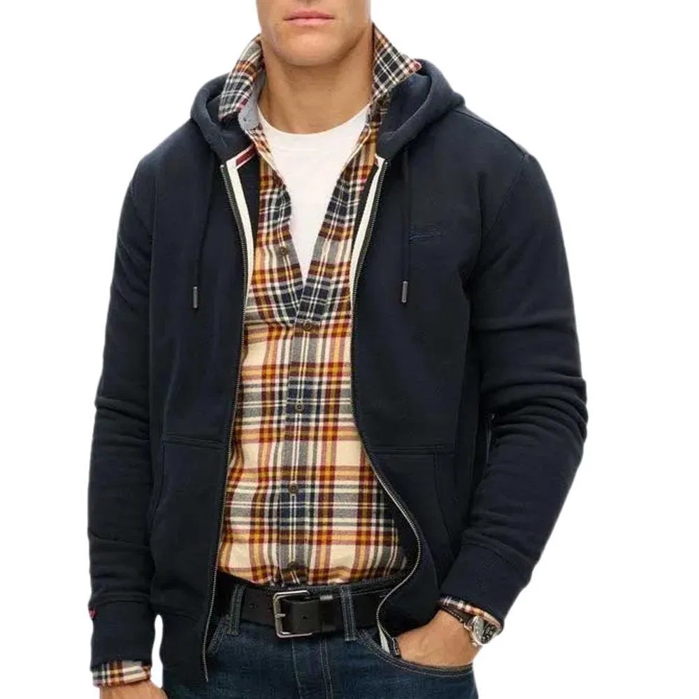 Мужское худи с капюшоном Superdry, Цвет Navyblau — фото 2