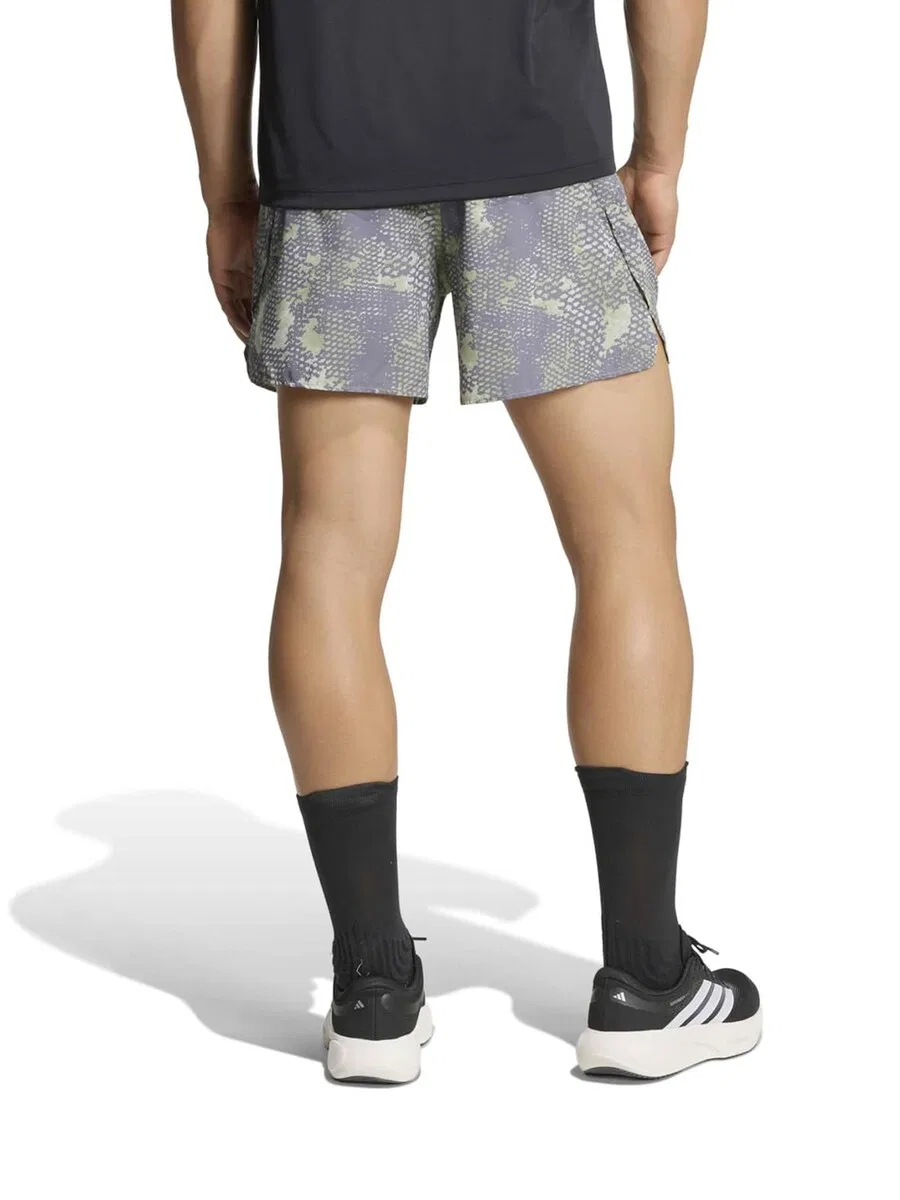 Спортивные шорты ADIDAS PERFORMANCE Regular Workout Pants 'Adi365 Animal Iconic' серого цвета — фото 3