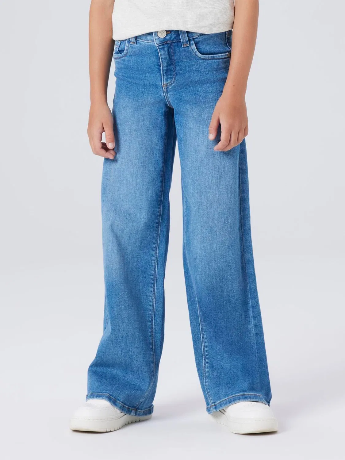 Джинсы Wide Leg Jeans Name It, Mid Blue — фото 2