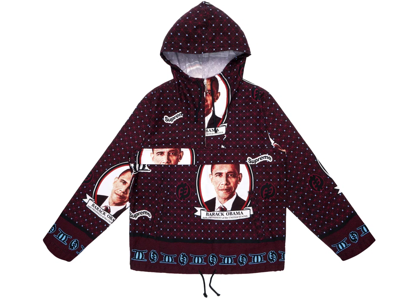 Мужская куртка-анорак Supreme Anorak, Red
