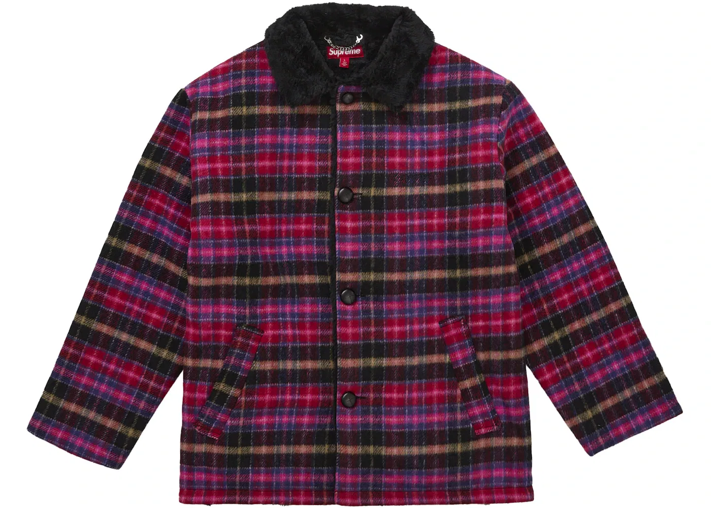 Мужское пальто с принтом Supreme Coat, Pink