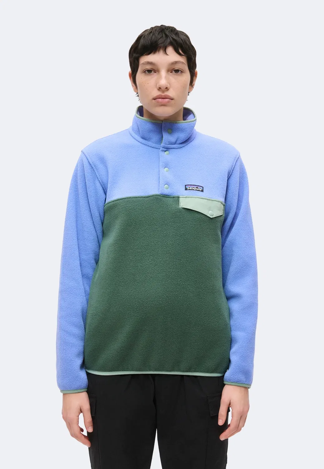 Флисовый джемпер Synch snap-t Patagonia, Canopy Green